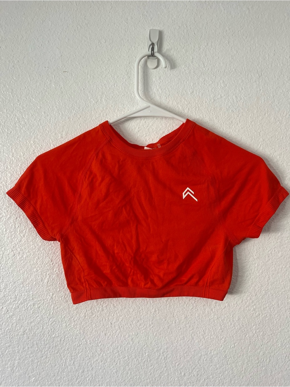 Oner Active EFFORTLESS SEAMLESS SHORT SLEEVE CROP TOP Fits Small